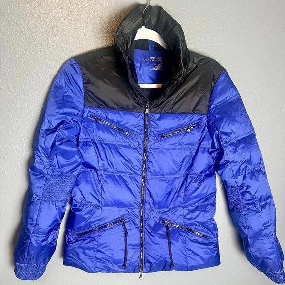 Ralph Lauren RLX High Neck Puffer Coat Women's X-Small - Picture 1 of 8
